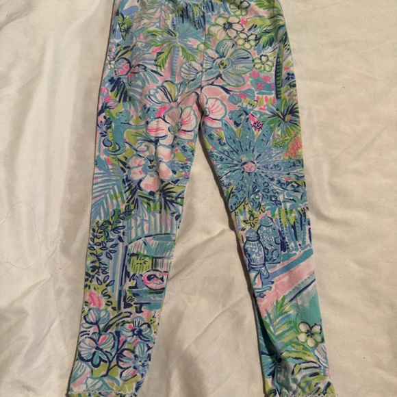 Lilly Pulitzer girls size 4 printed soft leggings pants - Picture 5 of 5